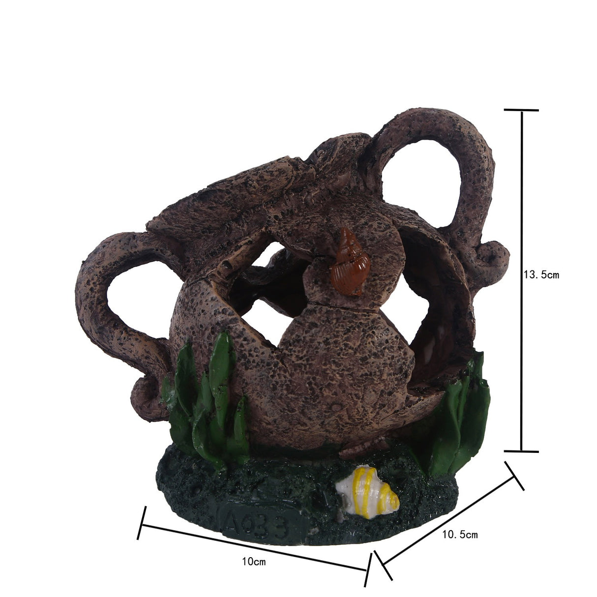 Water grass landscaping resin skull reptile toy hidden room aquarium fish tank ornaments - V.I.P Digital Presence