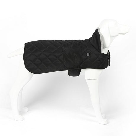 Heated Pet Clothing - New Fashion Warm Dog Cotton Jacket with Short Rabbit Fur - V.I.P Digital Presence