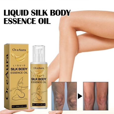 Liquid Silk Body Essence Oil, Firming Skin Filling Water Tender Skin Moist Fresh And Not Greasy Skin Oil - V.I.P Digital Presence
