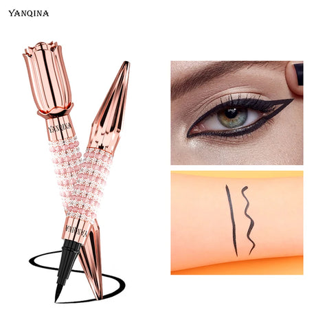 Fast Quick Dry Queen Luxury Eyeliner Soft Smooth Eye Liner Waterproof Eyeliner Cosmetics Black Eyeliner Pen Eyes Makeup - V.I.P Digital Presence