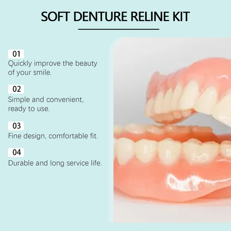 Denture Retouching Set, Denture Retouching Set Comfortable And Beautiful Between Teeth - V.I.P Digital Presence