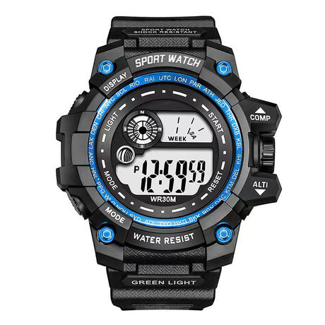 Student watch sports boy electronic watch waterproof luminous watch - V.I.P Digital Presence