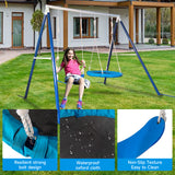 Kids Metal Swing Set for Backyard Outdoor Playground Two Functional Swing Set For Kids Outdoor Equipment - V.I.P Digital Presence