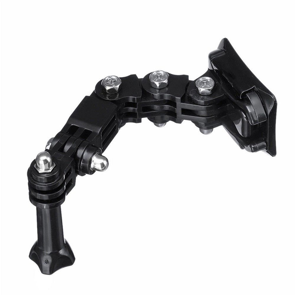 Brazo adhesivo curvo para soporte de casco de motocicleta para Xiaomi Yi 4K, GoPro Hero 8, 7, 6, 5, 4, SJCAM SJ4000, Eken H9, accesorios para cámara de acción. 