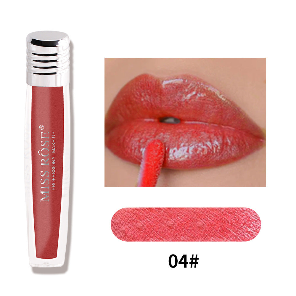 Candy Pearl Lip Gloss Liquid Matte Lip Gloss Without Color Loss And Non-Sticky Cup Velvet Lip Glaze - V.I.P Digital Presence