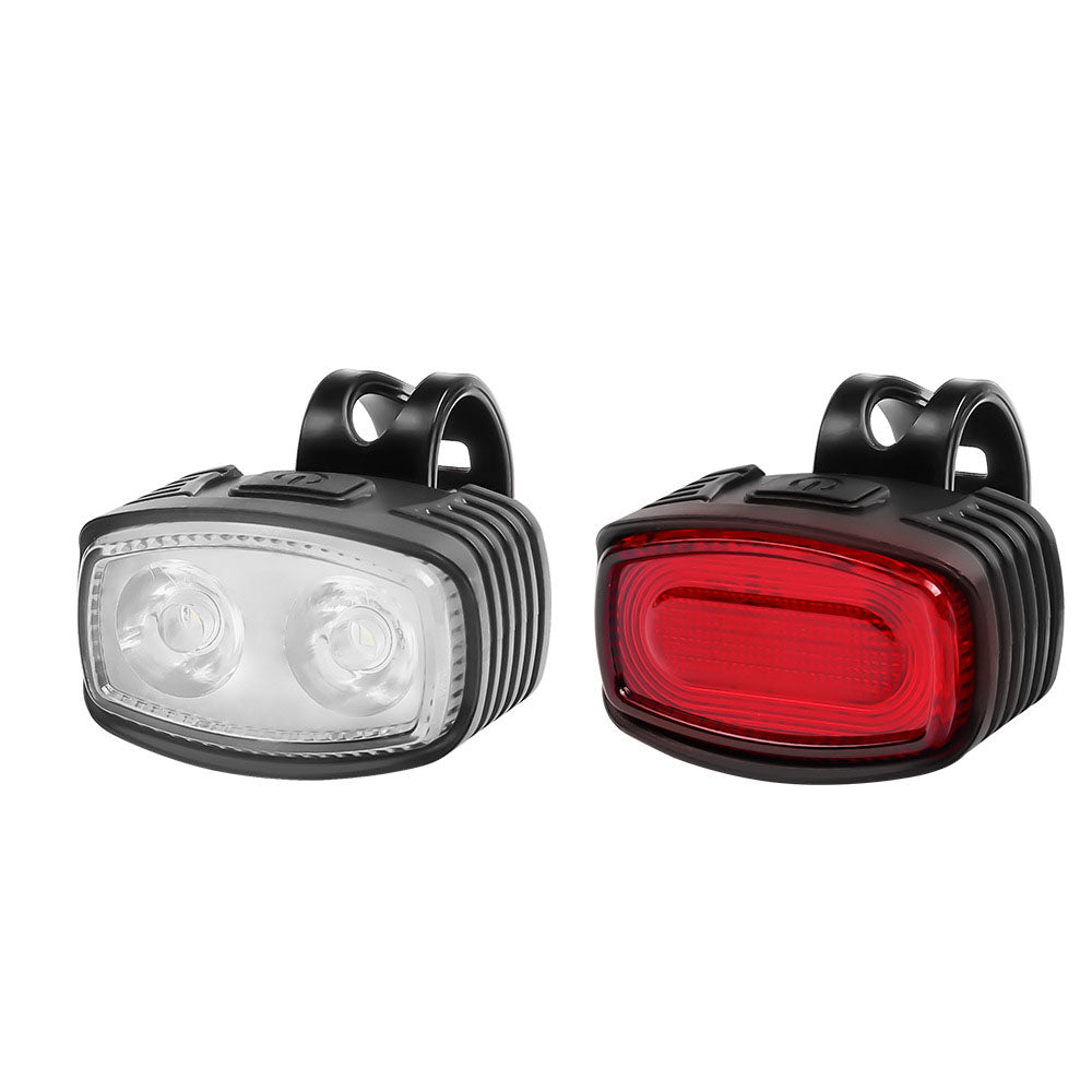 Bicycle headlight and taillight set, highway warning light, high brightness LED lighting, mountain bike outdoor riding accessori - V.I.P Digital Presence
