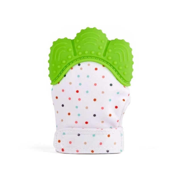 Newborn Baby Gloves Silicone Baby Mitt Teething Mitten Teething Glove Candy Wrapper Sound Teether - V.I.P Digital Presence