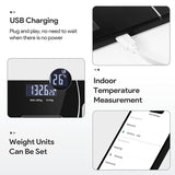 Bluetooth smart scale with app, full-body analysis, iOS/Android, 180kg, high-precision for fitness. - V.I.P Digital Presence