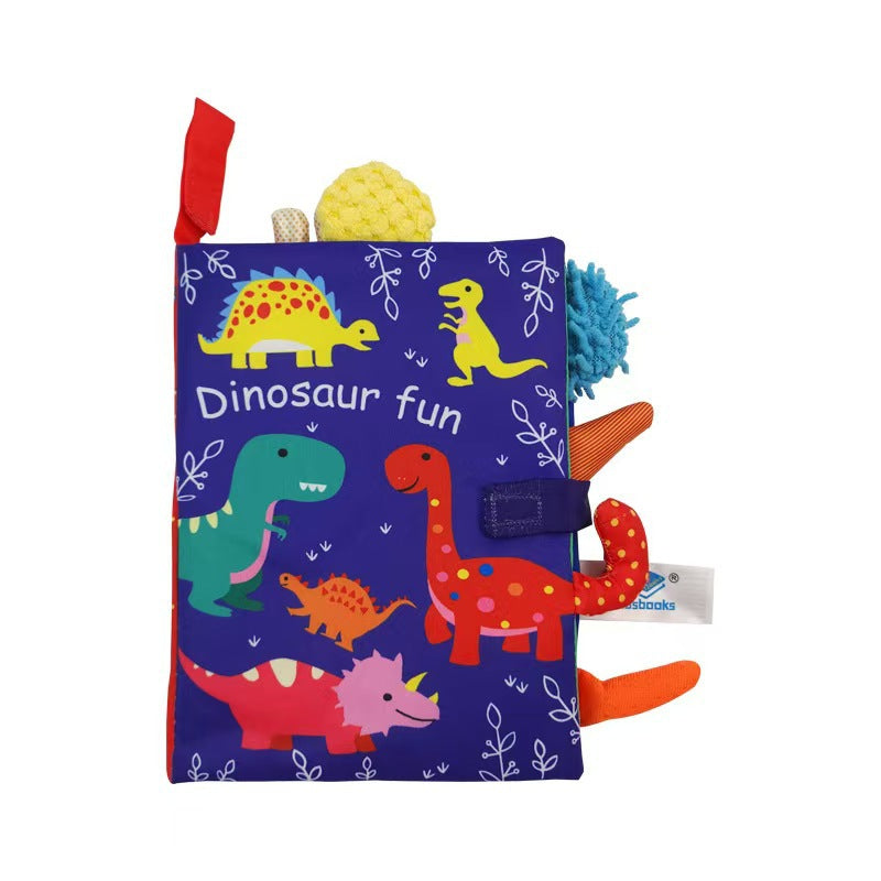 Juguetes para bebés, libros de tela tridimensionales que no se pueden romper, lavables, libros de papel con sonido para la iluminación infantil.