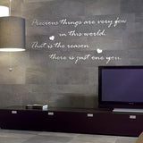 Precious English Letter Acrylic Mirror Surface Sticker Literary Sentence Background Wall Decoration Self-Adhesive 3D Wall Sticker - V.I.P Digital Presence