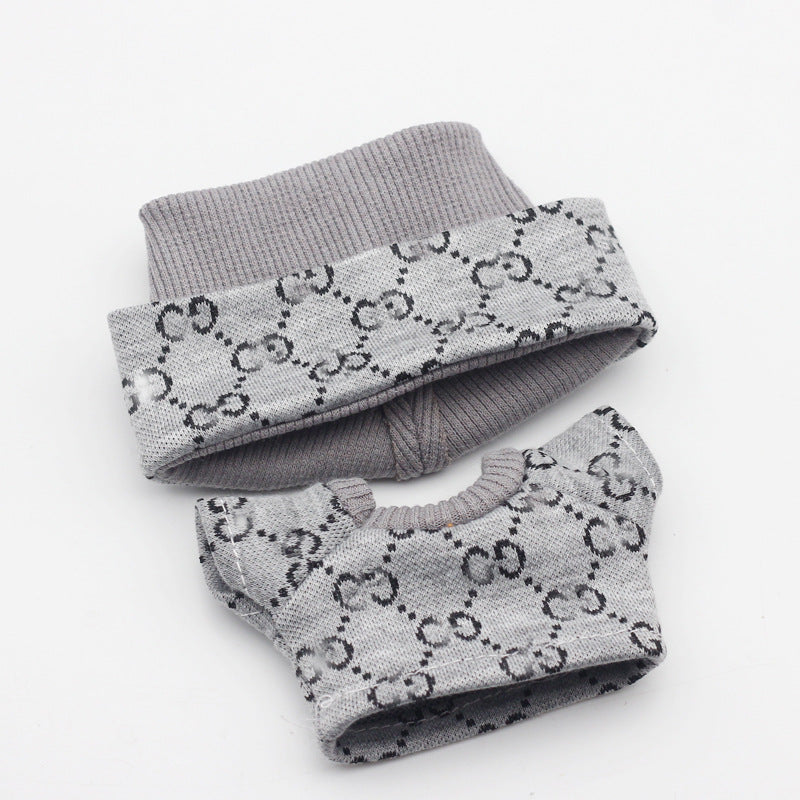 Caja sorpresa Labubu de 17 cm de primera y segunda generación, ropa para muñeca llorona de algodón de 10 cm, gorro estampado de punto