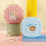 Portable heatable sealed square compartment lunch box bento box lunch box - V.I.P Digital Presence