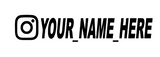 New Car Sticker User Name Custom Personalized Vinyl Decals Motorcycle For Customization Needs Remarks Car Sticker - V.I.P Digital Presence