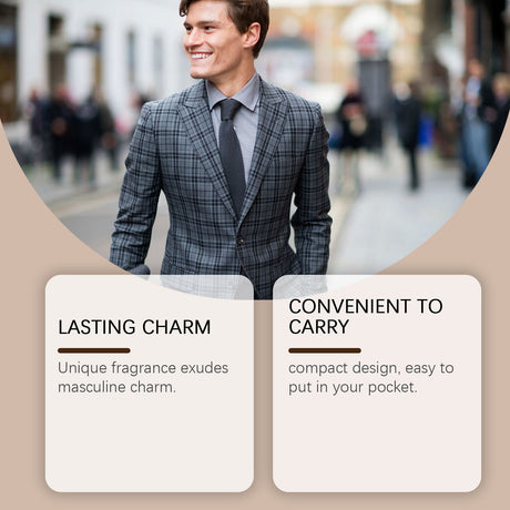 Cedar Wood Men's Solid Balm Portable Perfume Lasting Charming Charm Men's Balm - V.I.P Digital Presence