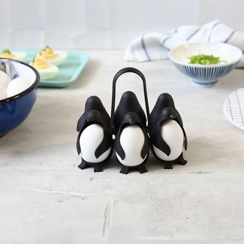 Penguin - Shaped Egg Cooker   Multifunctional Egg Cooker & Fridge Storage Holder - V.I.P Digital Presence