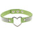 Japan's Harajuku Soft Girl Black Rhinestone Peach Heart Love-Shaped Collar Women's Neck Strap Collarbone Necklace Short - V.I.P Digital Presence