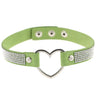 Japan's Harajuku Soft Girl Black Rhinestone Peach Heart Love-Shaped Collar Women's Neck Strap Collarbone Necklace Short - V.I.P Digital Presence