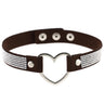 Japan's Harajuku Soft Girl Black Rhinestone Peach Heart Love-Shaped Collar Women's Neck Strap Collarbone Necklace Short - V.I.P Digital Presence