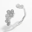 925 Sterling Silver Inlaid Zircon Open Ring - V.I.P Digital Presence
