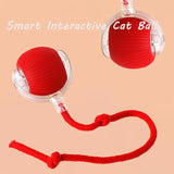 Bite resistant automatic cat teasing ball cat toy ball self fun and stress relieving tool with rope pet supplies jumping ball - V.I.P Digital Presence