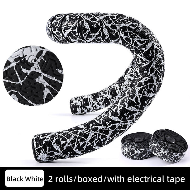 Npy EVA PU Road Bike Handlebar Tape, Anti - Slip & Shock - Absorbing, Sakura Design, with End Plugs - V.I.P Digital Presence