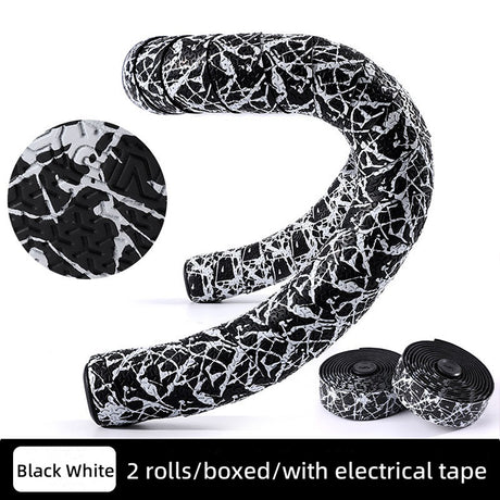 Npy EVA PU Road Bike Handlebar Tape, Anti - Slip & Shock - Absorbing, Sakura Design, with End Plugs - V.I.P Digital Presence