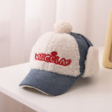 Children's Hat Autumn/Winter Ear Protection Warm Hat Boys' Corduroy Duck Tongue Hat Girls' Winter Fashion Baseball Hat - V.I.P Digital Presence