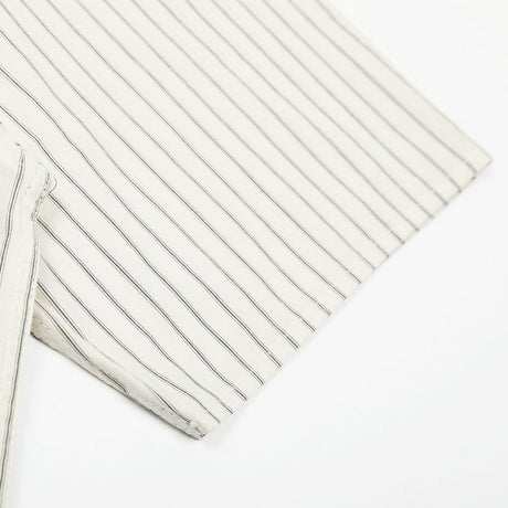 American Style Trendy Vertical Striped Embroidered Letter Short Sleeve Shirt Men's Loose Design Pockets Turn-Down Collar Shirt Summer - V.I.P Digital Presence