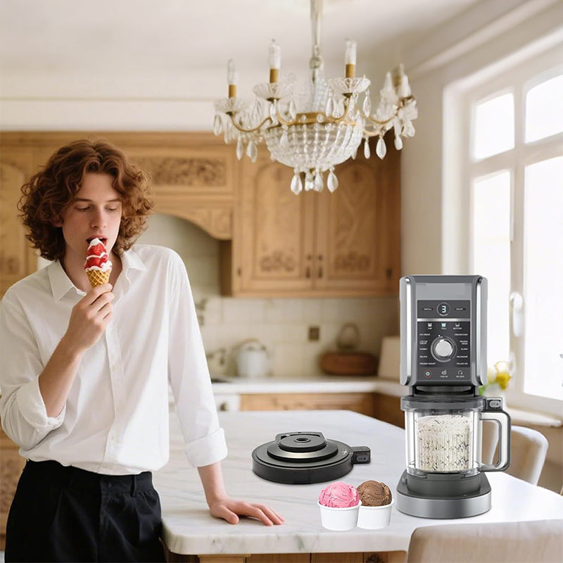 Outer bowl lid for Ninja NC501 NC500 ice cream maker, compatible with NC500 series. - V.I.P Digital Presence