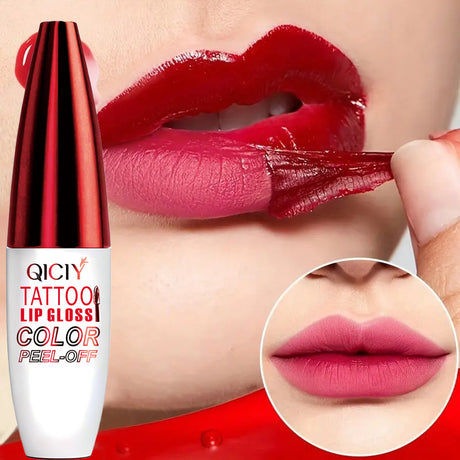 4-color tear off lip gloss is easy to color, moisturizes and lasts for a long time without sticking to the cup tear off lip gloss - V.I.P Digital Presence