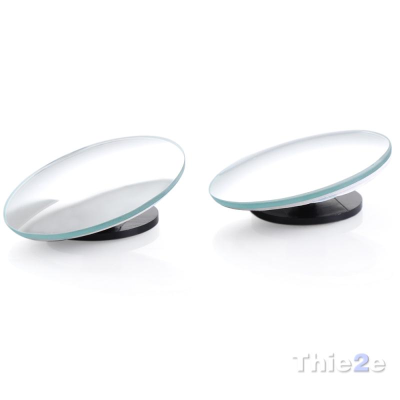 1 pair  360 Degree frameless ultrathin Wide Angle Round Convex Blind Spot mirror for parking Rear view mirror - V.I.P Digital Presence