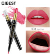 QIBEST Double-Ended Lipstick Pen Moisturizing Matte Matte Lipstick + Lip Liner Rotating Lip Liner - V.I.P Digital Presence