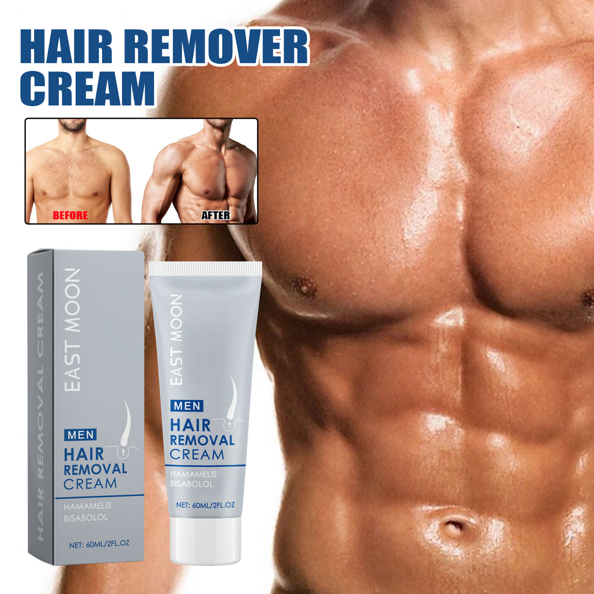 Hair Removal Cream, For Men Men's Underarm Arm And Leg Hair Gentle Non-Irritating Cleaning Hair Removal Cream - V.I.P Digital Presence