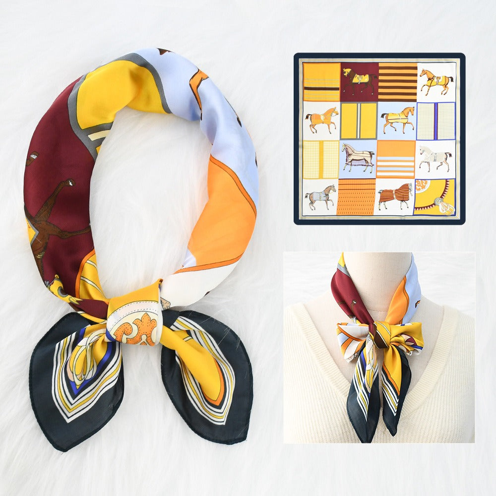 Silk Scarf Women's Sunscreen Beach Imitation Silk Versatile Silk Scarf Neckband - V.I.P Digital Presence