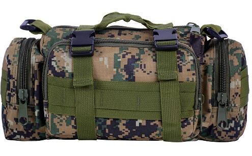 Black Hawk Commandos Multi-function Practical Waist Pack  Handlebar military Camouflage Shoulder Bag for outdoor sports activities - V.I.P Digital Presence