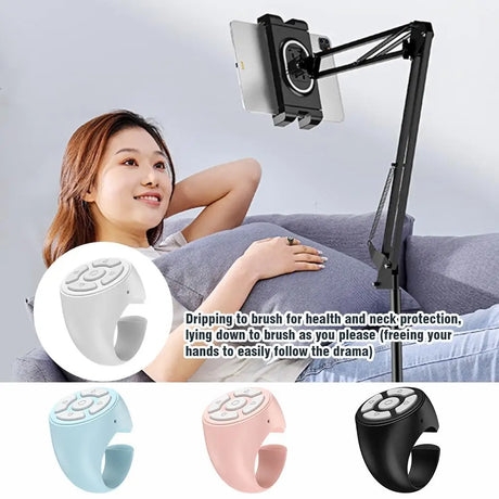 Bluetooth ring remote control tablet phone camera controller remote control page turning - V.I.P Digital Presence