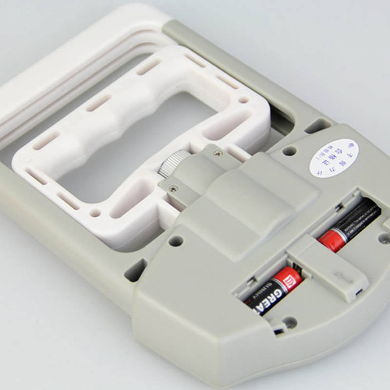 Dispositivo de agarre con pantalla electrónica de alta calidad al por mayor con dinamómetro de mano ajustable con batería AA