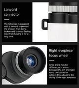 Concert telescope small mini portable special mobile phone for watching dramas high-power high-definition night vision professio - V.I.P Digital Presence