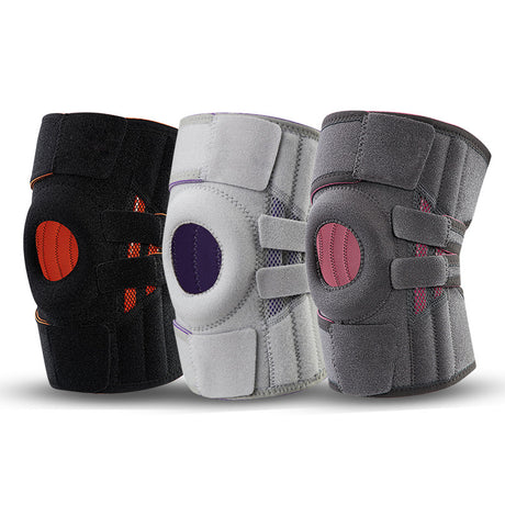 Meniscus Sports Knee Protector Silicone Shock Absorber Stability Patella Knee Protector Support Strip Velcro Adjustable - V.I.P Digital Presence