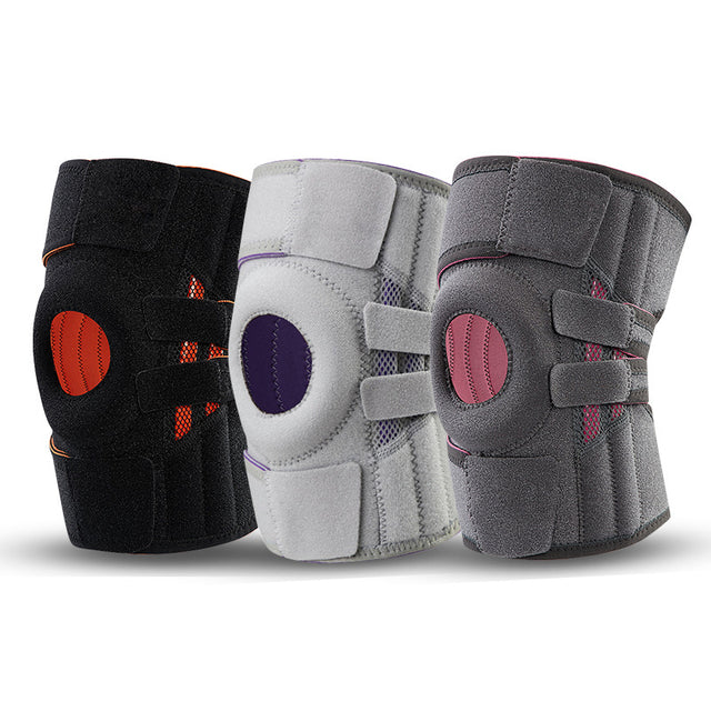Meniscus Sports Knee Protector Silicone Shock Absorber Stability Patella Knee Protector Support Strip Velcro Adjustable - V.I.P Digital Presence