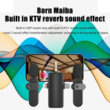 3 In 1 Wireless Lavalier Microphone Plug And Play Intelligent Noise Reduction Mini Mic For iPhone Android Live Broadcast - V.I.P Digital Presence