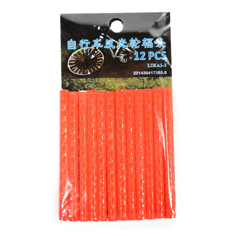 12Pcs Bicycle Light Wheel Rim Spoke Clip Tube Safety Warning Light Cycling Strip Reflective Reflector Bike Bicycle Accessories - V.I.P Digital Presence