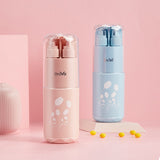 Portable travel grooming cup toothbrush cup deluxe 8-piece set split bottle toothbrush towelgrooming set - V.I.P Digital Presence