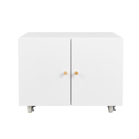 Office furniture Copier Cabinet white mobile pedestal file Printer Stand - V.I.P Digital Presence