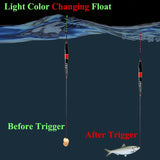 Smart Fishing Float Bite Alarm Fish Bite Bait LED Light Color Change Automatic Night Electronic Changing Buoy Strike Intelligent - V.I.P Digital Presence