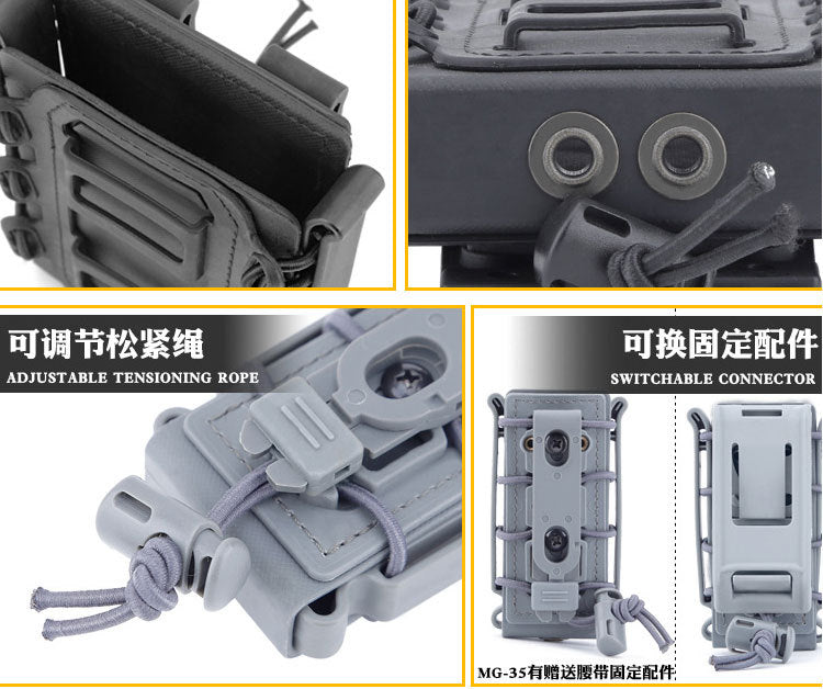 Live CS Tactical Waist Hanging Box 5.56&7.62 Elastic Scorpion Quick Pull Outdoor Multi purpose Kit - V.I.P Digital Presence