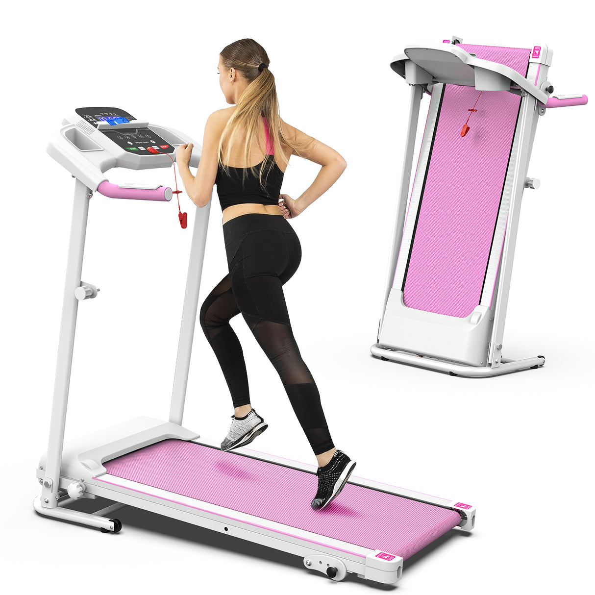 Foldable Treadmill 2.5HP Electric Folding Treadmill Running Walking Machine for Home Gym, Max 265 LBS Weight Capacity - V.I.P Digital Presence