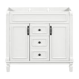 36'' Bathroom Vanity without Top Sink Cabinet only Modern Bathroom Storage Cabinet with 2 Soft Closing Doors and 2 Drawers - V.I.P Digital Presence