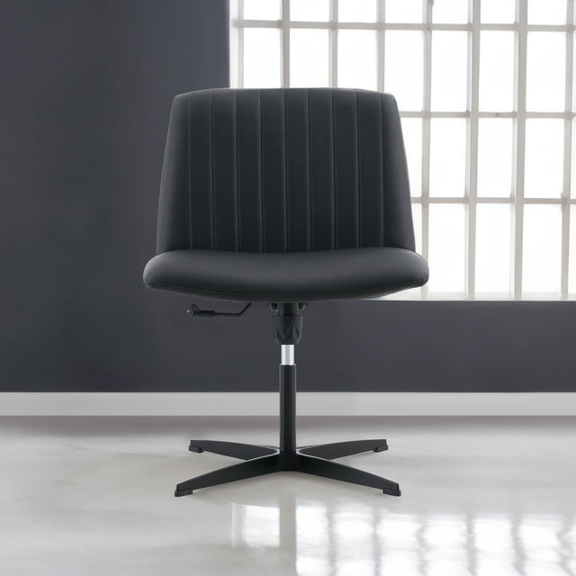 Black High Grade Pu Material. Home Computer Chair Office Chair Adjustable 360 ° Swivel Cushion Chair - V.I.P Digital Presence