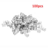 100 Pcs/set 7 Colors Mixed Beads Adjustable Hair Braids Dreadlock Beads Adjustable Hair Braid Rings Cuff Clips Tubes Jewelry - V.I.P Digital Presence